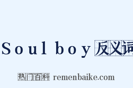 Soulboy反义词是什么意思的图片